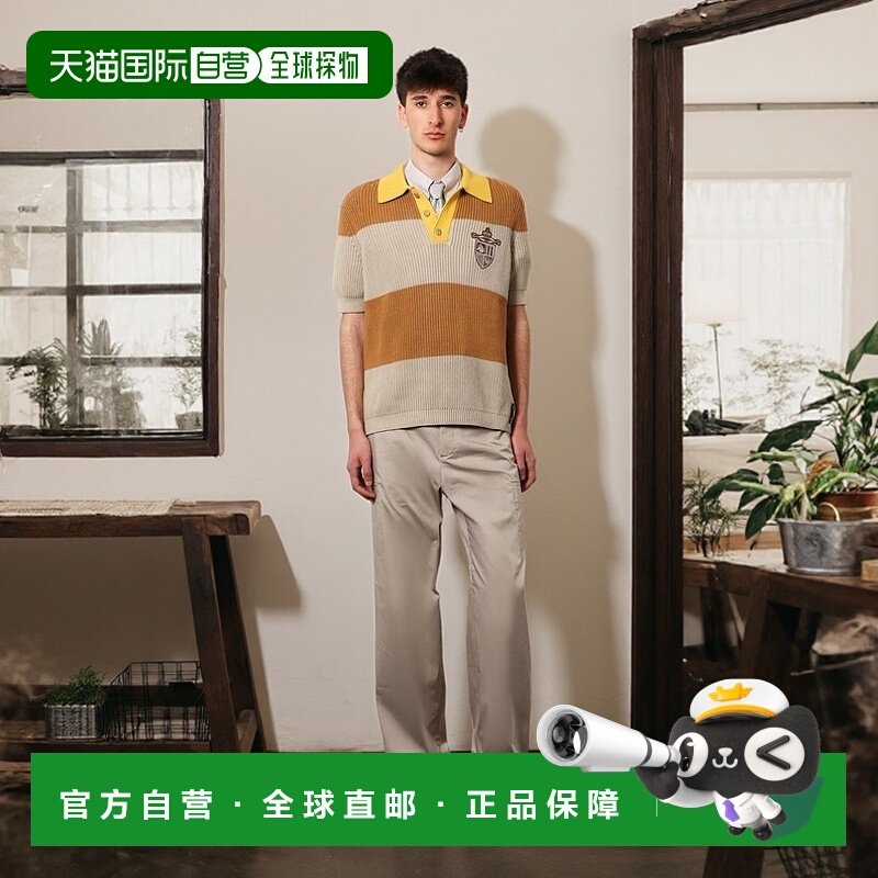 1h可退 香港直邮潮奢 Fendi 芬迪 男士 短袖Polo衫 FZC370AU7S