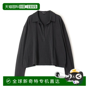 WCFJ3805 1h可退 日本直邮JAMES PERSE 棉质卫衣领拉链套头衫