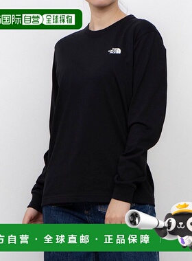 日本直邮 NTW 女士户外长袖T恤 Back Square Logo Tee [NTW32442]