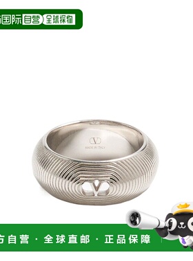 香港直邮VALENTINO 男士戒指 YJ0AM7MET172 SS2025 银色 椭圆形属