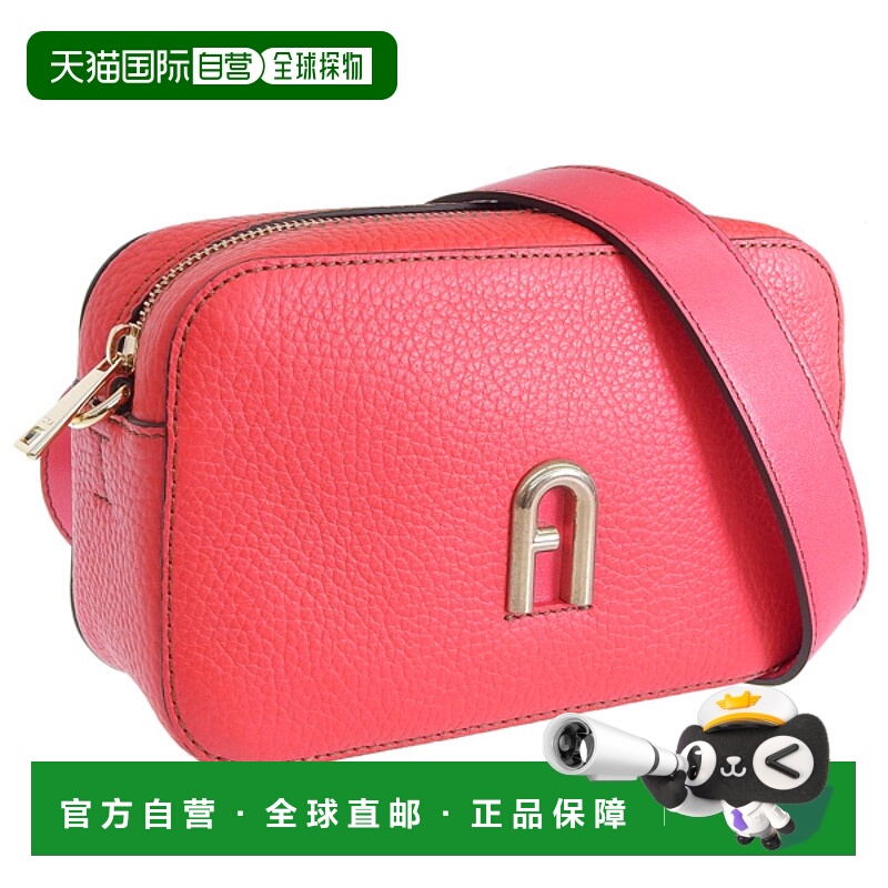 日本直邮Furla 包 女士单肩包 出口皮革 红色 PRIMULA 斜挎包 迷