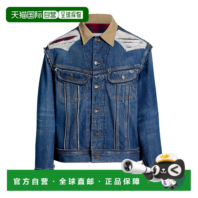 香港直邮Maison Margiela Pendleton 格纹牛仔外套 S67AM0061STZ0