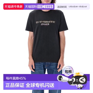 男士 黑色 恤 香港直邮Off OMAA02 white Bacchus 1h可退 Digit