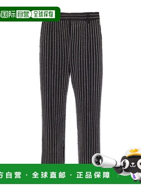 香港直邮Balmain 条纹直筒裤 FH0PM102PD27裤子