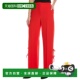 Segal Side Bow 自营Laundry Slit Shelli Pant Trim red 美