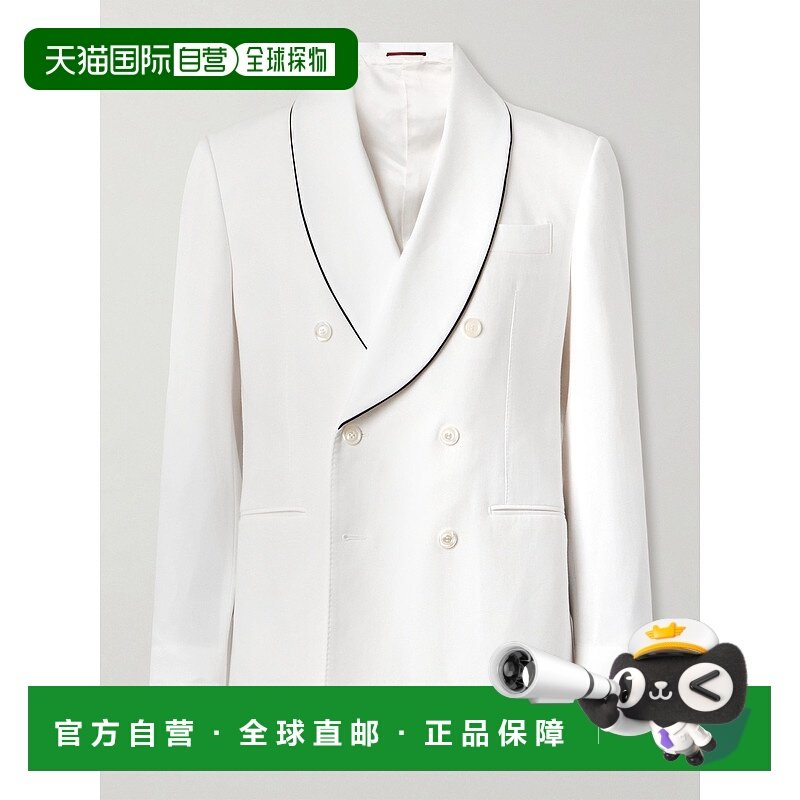 香港直邮Brunello Cucinelli 布内罗 古奇拉利 男士 双排扣棉质西,男装,商务正装西服,淘宝优惠券,粉丝福利购,淘宝优惠卷