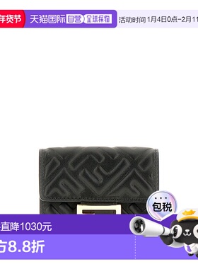 香港直邮FENDI 女士钱包 8M0395AAJDF0KUR CO 黑色 Black nappa l