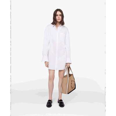 香港直邮Stella McCartney 长袖衬衫式连衣裙 6A0299SMA90