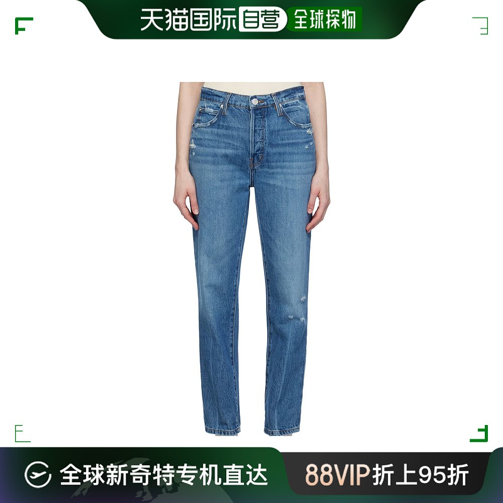 香港直邮潮奢 Frame Denim女士 Le Mec纽扣牛仔长裤 LMEC510Mari