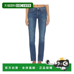 鸡尾酒低腰堆叠紧身牛仔裤 女士 A308B185 香港直邮AGOLDE 1h可退