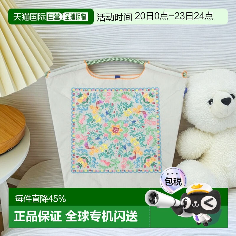 日本直邮Ball&Chain 原创环保购物袋 女士刺绣设计单肩包