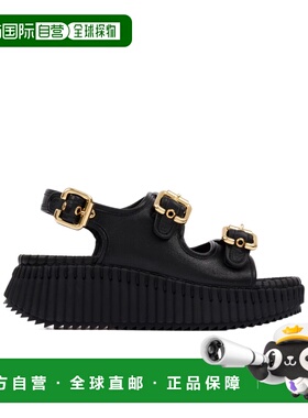 香港直邮Chloe Nama坡跟凉鞋 CH26S17KSN