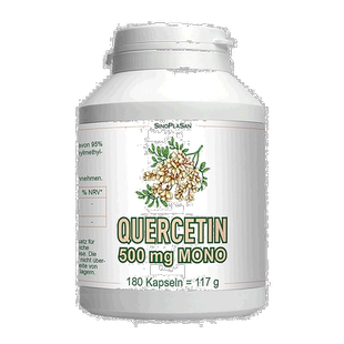 欧洲直邮德国SinoPlaSan槲皮素500mg胶囊180粒护肺养肺健肺