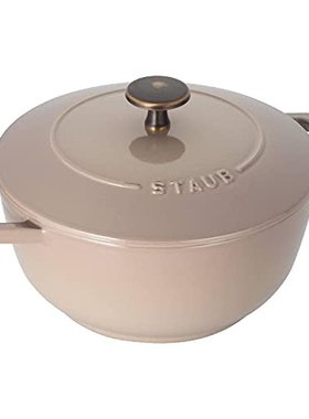 日本Staub珐琅 双柄煮饭锅/2合M 18cm IH/裸Wa-NABE40501-014