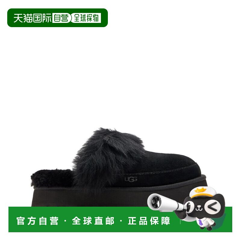 香港直邮UGG 女士拖鞋 1173930BLK AW2025 女鞋黑色半拖鞋厚底图片