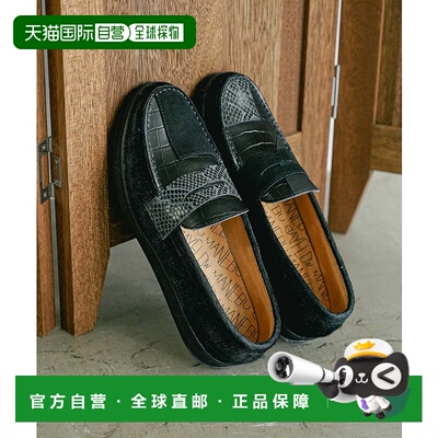 1h可退 日本直邮MANEBU 男士 patchwork loafers 休闲鞋 577937