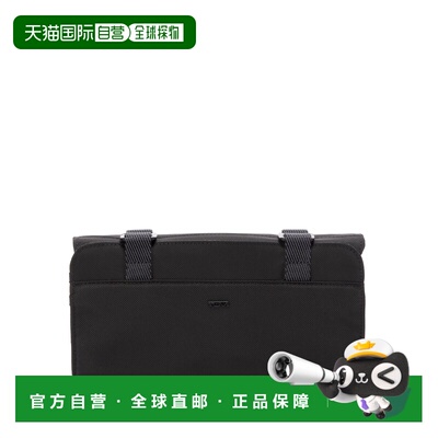 自营欧洲直邮Tumi途明 Travel Accessory男士黑色尼龙拉链开合收