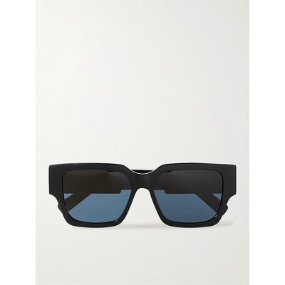 潮奢 DIOR 迪奥 男士 CD SU 方形框醋纤镀银太阳眼镜 DM40013U