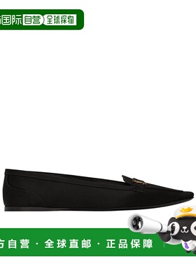 香港直邮Saint Laurent POPPY 缎面绉布芭蕾舞鞋 8192169QAB1单鞋