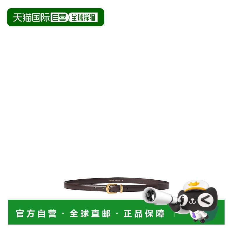 1h可退 香港直邮THE ROW 女士腰带 W1932L60DARKG AW2025 黑色