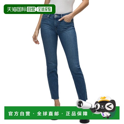 自营HUDSON Jeans Nico Penny Straight Jean - blue 美国奥莱直