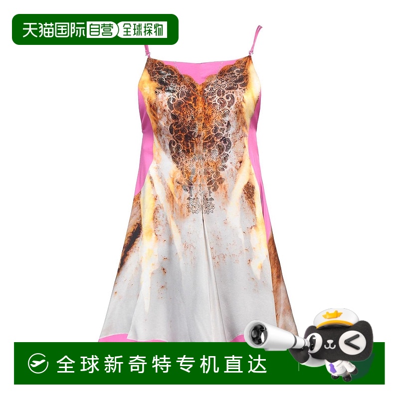 1h可退 香港直邮潮奢 Y PROJECT 女士 短款连衣裙 pink粉色 舒适