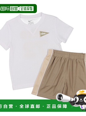 日本直邮 NKN E1D1短裤套装 76M661 白色 [男装套装]耐克