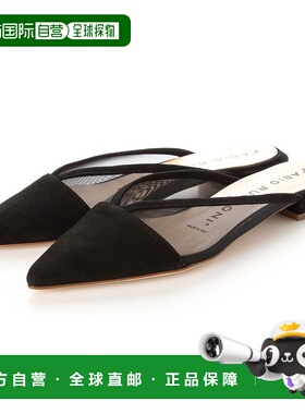 日本直邮FABIO RUSCONI 系带穆勒鞋 [FA933BW021948] 一脚蹬黑色