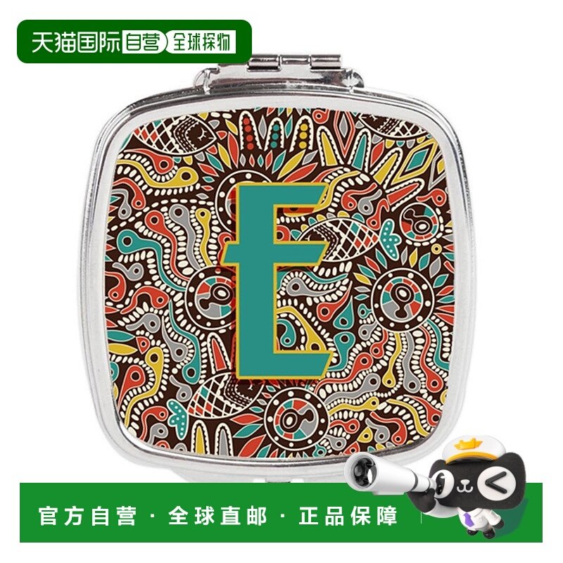 自营 Carolines Treasures CJ2013-ESCM 字母 E 复古部落字正品