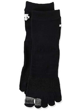 日本直邮Descente迪桑特5指级短袜黑色柔软舒适时尚28 31cm