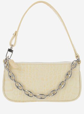 香港直邮By Far女士简约手提包黄色便携经典出行小巧百搭户外休闲