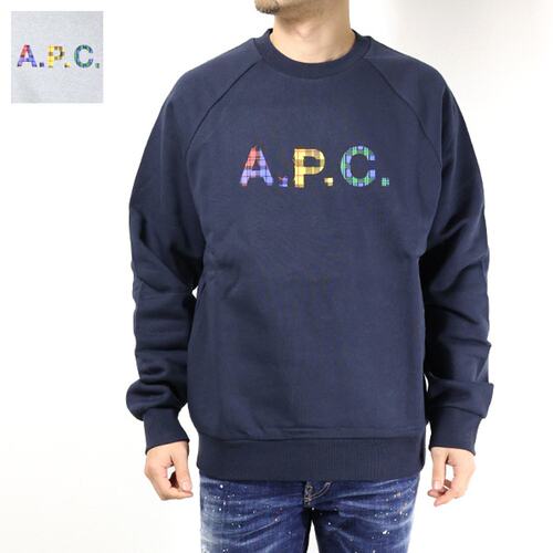 日本直邮 APC SHAUN 运动衫 运动衫 运动衫 Shaun 拉绒衬里格纹棉
