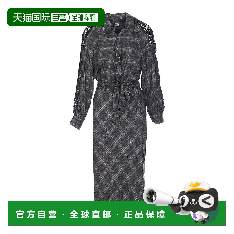 1h可退 香港直邮PINKO 女士连衣裙 106101A30DIK1 AW2025 黑色 Os