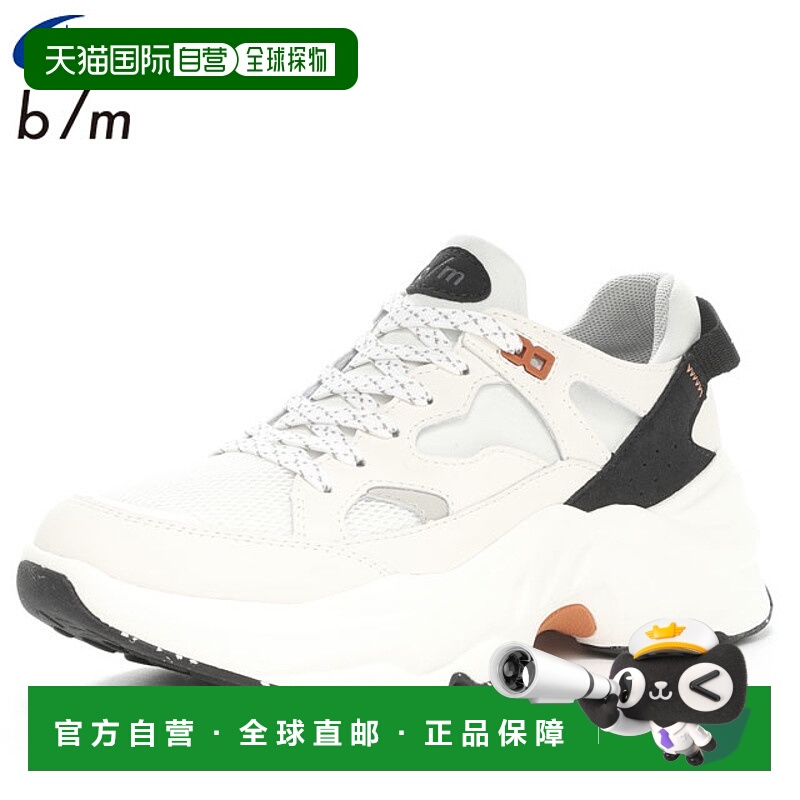 日本直邮Moonstar 女士运动鞋 BM B/M01 Chug 白色 MOONSTAR 4270