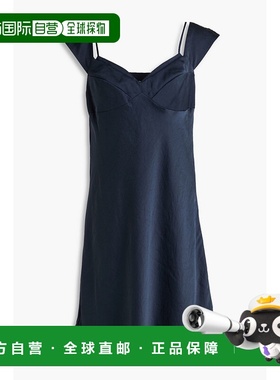 1h可退 香港直邮THEORY 希尔瑞 女士 双绉迷你连衣裙 P0605606NOC