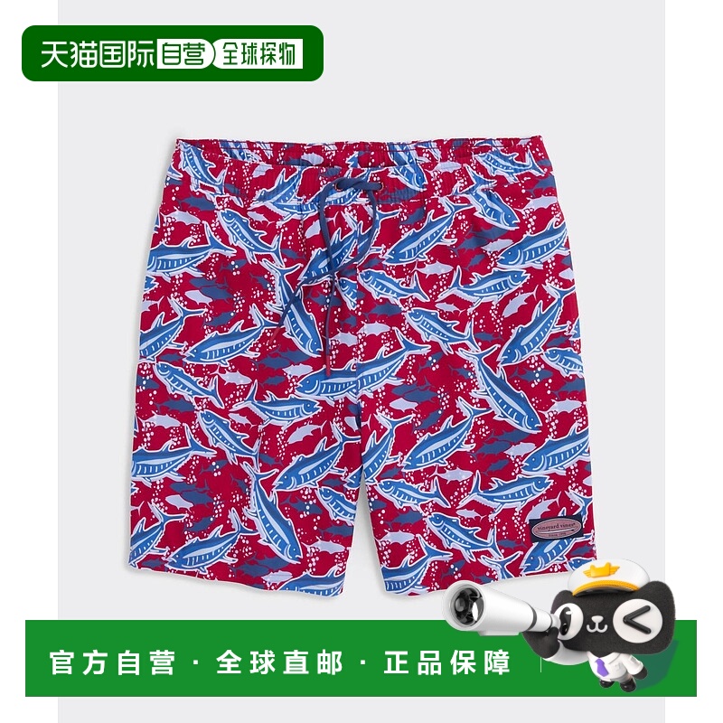 自营vineyard vinesMen's Printed Chappy Swim Trunks In Bonefi