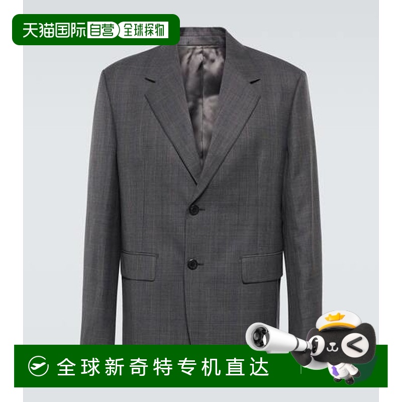 1h可退 香港直邮潮奢 Prada 普拉达 男士 单排扣西装外套