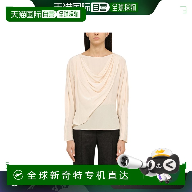 香港直邮CHLOÉ 女士衬衫 C23WHT330046A5 SS2024 粉红色 长袖罩衫