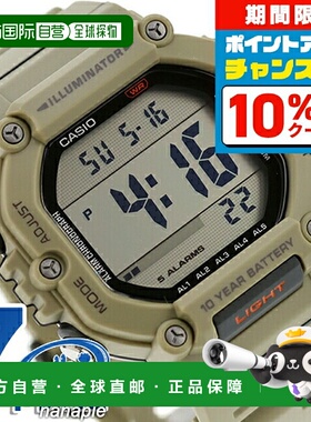 日本直邮卡西欧 CASIO 石英 电池 式 AE-1600H-5AV 数字 海外 型