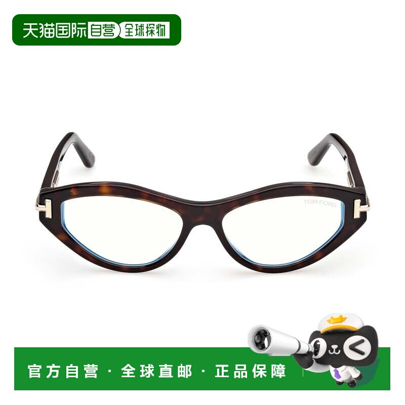 自营tom fordTi5016-B龟形醋酸纤维圆形猫眼太阳镜-白色 美国奥