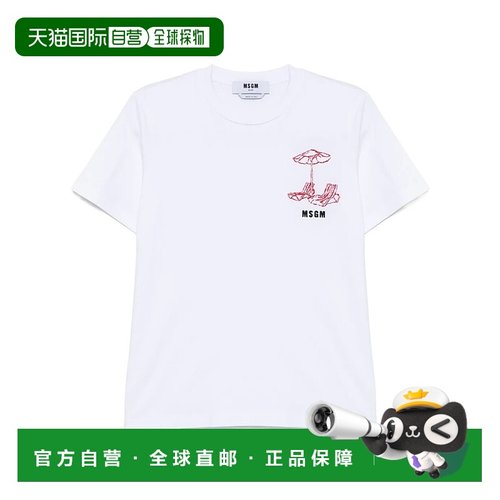 香港直邮MSGM 短袖T恤 3841MDM146257002