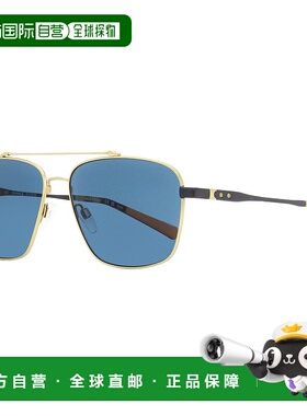 自营 Shinola 男式 Flexon Navigator 太阳镜 SH2100SM 718 缎金/