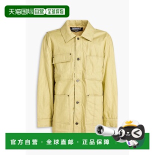 香港直邮潮奢 Jacquemus 男士 涂层亚麻帆布军装夹克 226BL011105