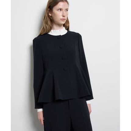 日本直邮LANVIN en Bleu 女装 三醋酸立体剪裁佩兹利纹夹克 女士