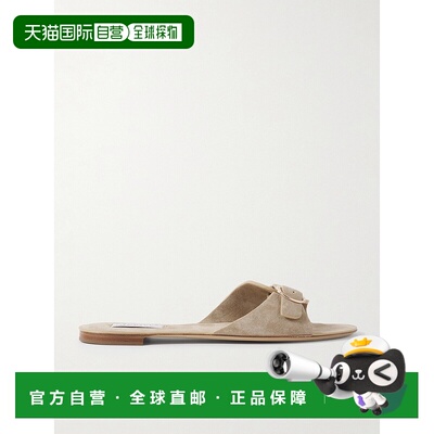 1h可退 香港直邮Gabriela Hearst 女士 Briar 绒面革凉拖 4258592