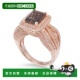Suzy 棕色 Levian 自营 烟熏石英戒指 纯银 cttw 美国奥莱直