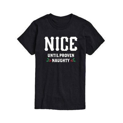 AIRWAVES|男士 Nice Until Proven Naughty 短袖 T 恤