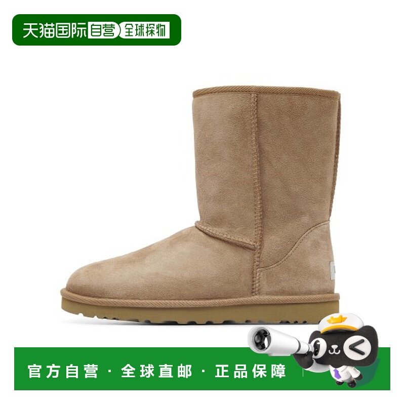 韩国直邮UGG雪地靴男秋冬棕色高筒厚底耐磨一脚蹬保暖时尚5800CHE