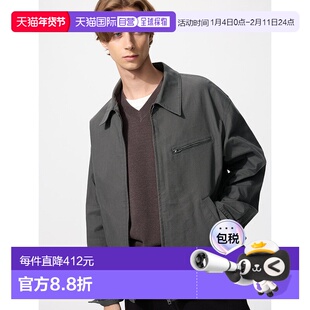 日本直邮Uniqlo 无 拉链开衫外套 475681优衣库上衣工装