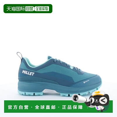 自营欧洲直邮MILLET WANAKA女士水色蓝聚酯纤维防滑徒步鞋休闲鞋